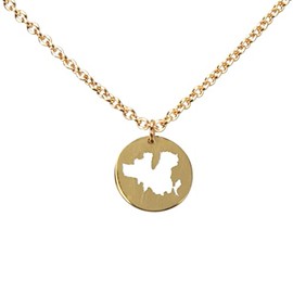 DAHEIM Mykonos DHK302 Aegean Filigree Chain Necklace for Women and Women, Home Jewellery Greece Stainless Steel (Silver-Coloured or Gold-Plated), Stainless Steel, Mykonos, Aegean Sea