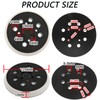 Sanding Disc 125 mm Velcro Backing Pad for Bosch, Sanding