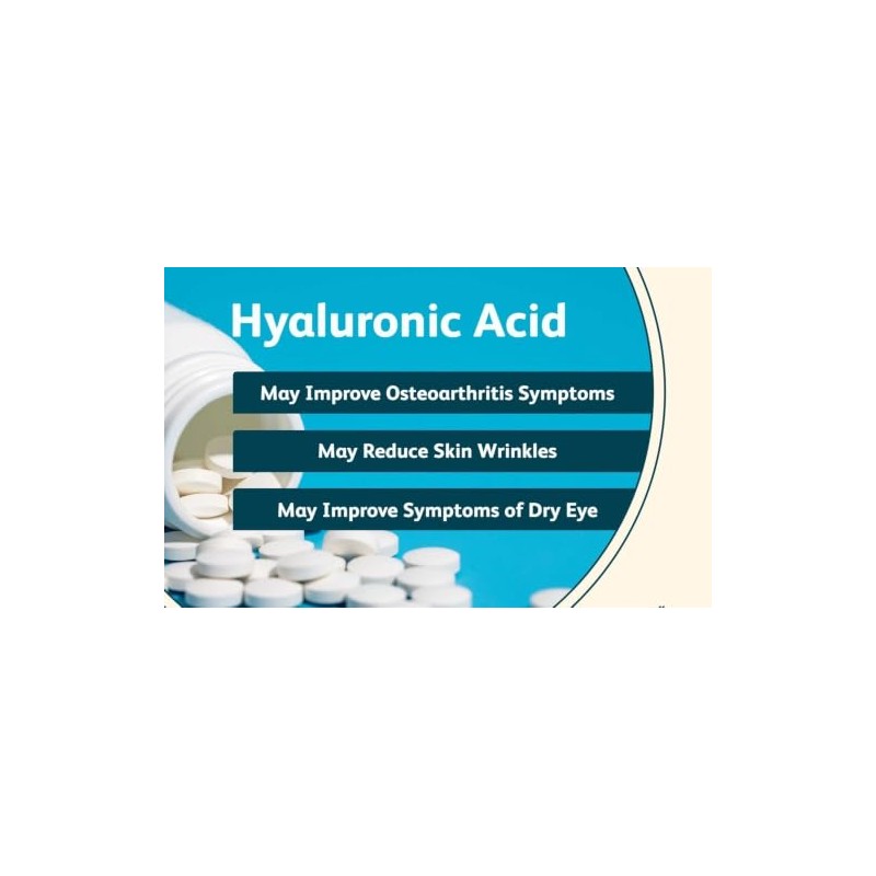 VITA PHARMA Hyaluronic Acid 400mg 60 Capsules | Skin |