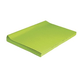 Spectra 0059110 Deluxe Bleeding Tissue Paper, 20" x 30" Size, Spring Green (Pack of 24)
