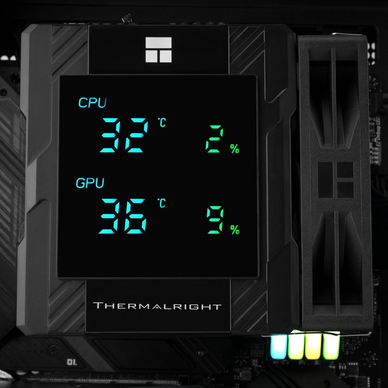 Thermalrlght Peerless Assassin 120 Digital Black CPU Cooler, Double 120mm