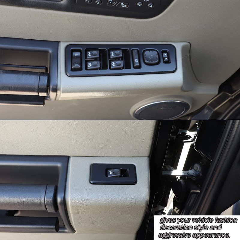 Lcojicep Window Lift Switch Cover Compatible with Hummer H2 2003-2007,