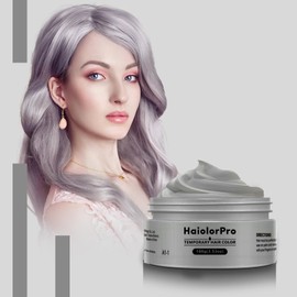 HaiolorPro Silver Gray Hair Colour Wax Temporary