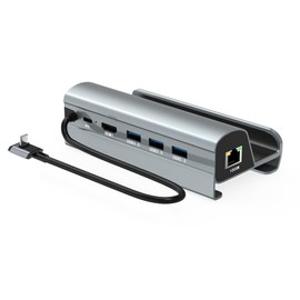 axGear USB-C HUB Docking Station LAN HDMI Compatible with Steam Deck Aluminium Alloy