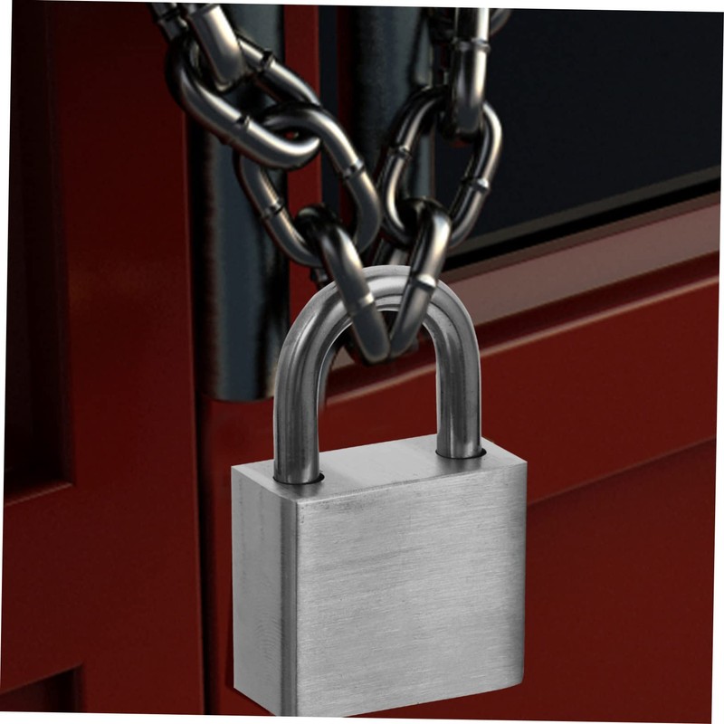 iplusmile Stainless Steel Padlock Luggage Locks Travel Door Lock Rust