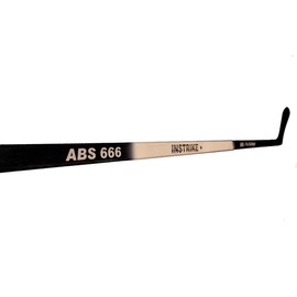 Instrike Bambini 666 ABS Stick, 46 Inches / 116 cm, Children's Ice Hockey Stick, Inline Hockey, Street Hockey, Professional, white