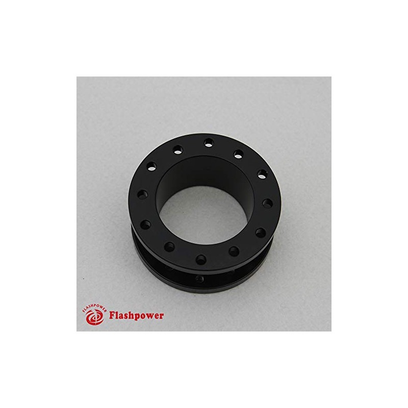 1.5" Steering Wheel Hub Adapter Extension Spacer 6 bolt Black