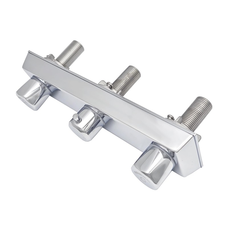 G-Sunny Metal Mobile Home/RV Shower Faucet,Two Handle Metal Shower Faucet