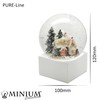 Pure-Line 20128 Snow Globe Sugar Baker's House, White Corner Socket,