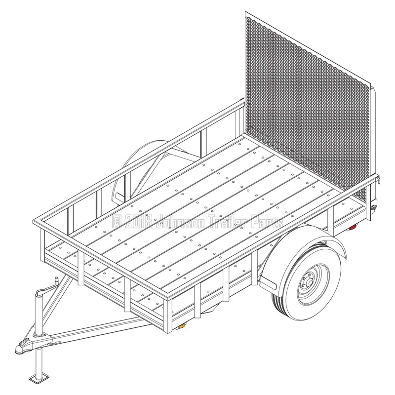 5′ x 8′ Utility Trailer Plans – 3,500 lb Capacity