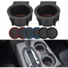 AOTEMILK TPE Console Cup Holder Inserts Replacement for Ford F150