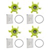 6303-0007-P Polyurethane Impeller with O-Ring & 4 Pcs LGlycerin Grease