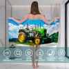 Zomer Beach Towel 70 x 140 cm, Printed Microfibre Bath