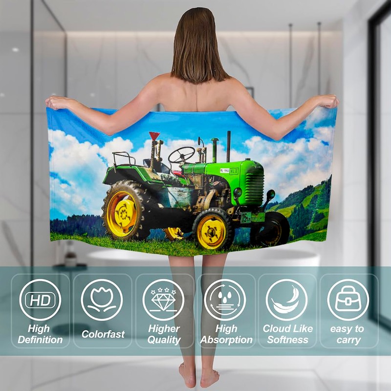 Zomer Beach Towel 70 x 140 cm, Printed Microfibre Bath