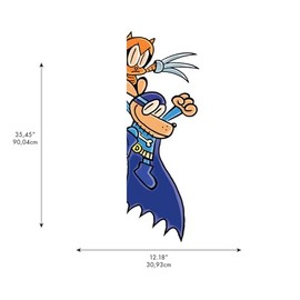 Dog Man Supa Buddies Wall Decals by RoomMates, RMK5517GM