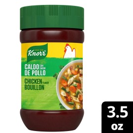 Knorr Granulated Chicken Bouillon, 3.5 oz (Pack of 3) – Made with Real Vegetable
