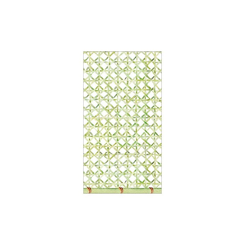 Caspari Trellis Paper Guest Towel Napkins - Two Packs of