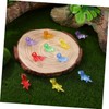 Hohopeti 60pcs Mini Gecko Dinosaur Mini Lizard Figurines Small Animal