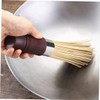 Ipetboom 2pcs Bamboo Kitchen Dish Cleaning Brush Multi Use Scrubbing