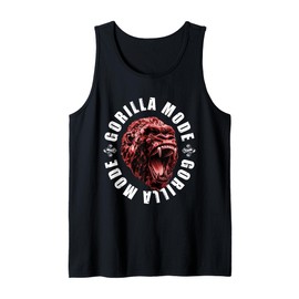 Gorilla Fashion Workout Quote | Gym Motivation Beast Training Tank Top, black