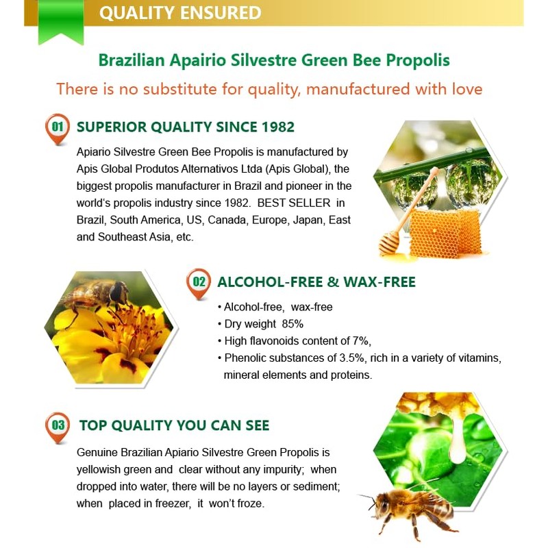 Apiario Silvestre Apiario Silvestre Brazilian Green Bee Propolis Liquid Glycolic
