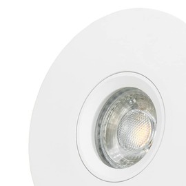 Qazqa - Modern Recessed Spotlight White 12 cm - Buco I Living Room I Bedroom - Aluminium Round - LED Suitable for GU10