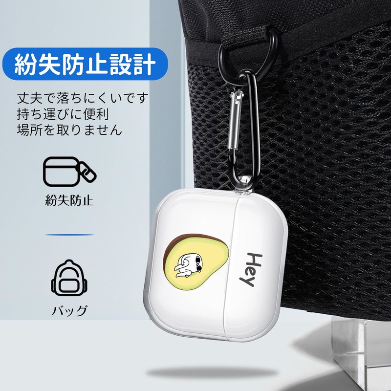 AirPods 4 Case (2024 Model), Clear, Stylish, Funny, Cute, AirPods
