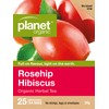 Planet Organic Rosehip Hibiscus Herbal Tea 25 Tea Bags