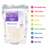 DecoPac Shimmer Rods, White Pearl Sugar Candy Decorations For Cakes,