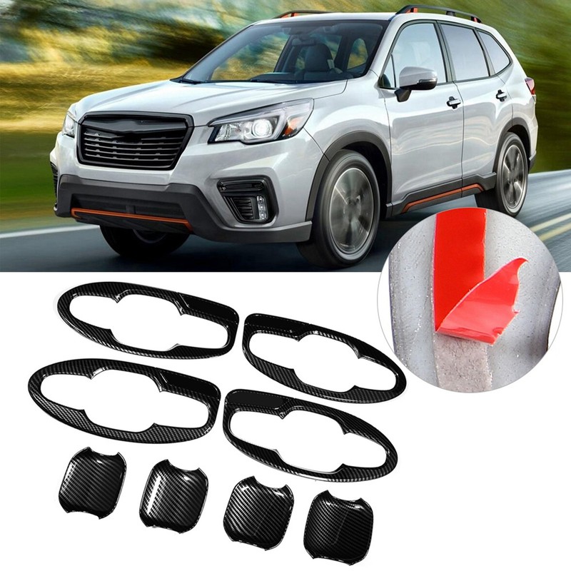 8pcs Car Door Handle Bowl Insert Plate Trim Fit for