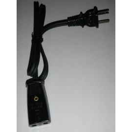 Unbranded 2pin Power Cord for Empire Mini 2 Cup Coffee Percolator Model 63-T (Choose Size) - 1/2" Pin Spacing 36" Length