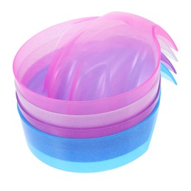 Minkissy 4pcs Nail Soak Bowls for Manicure Random Color Nail Art Tools for Home Salon Use Comfortable Hand Rest Design