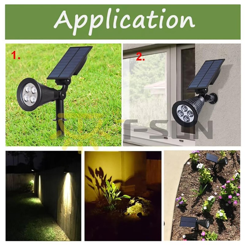 RBFVZCCB Waterproof Solar Power Lamp Light for Outdoor Plant