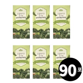 Living Factory H Partner Organic Freeze-Dried Curly Kale Powder 15 packets, 6 packs / 유기농 동결건조 곱슬 컬리 케일 분말 15포, 6개