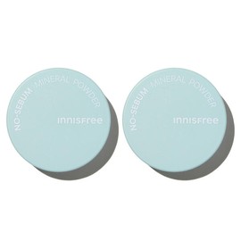 Innisfree 이니스프리 노세범 미네랄 파우더 5g 2개 Innisfree No-Sebum Mineral Powder 5g 2 pieces