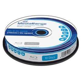 MediaRange 10 x BD-R DL - 50 GB 6X - Spindle