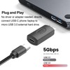 JSADZKJ USB Micro B to USB C Hard Drive Adapter