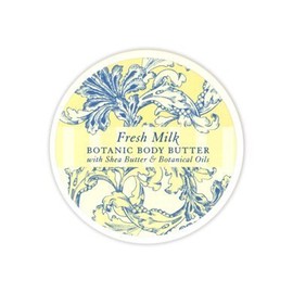 Greenwich Bay FRESH MILK Body Butter Enriched with Shea Butter and Cocoa Butter, Moisturizing and Fast Absorbing (Set of 2) 8 OZ each