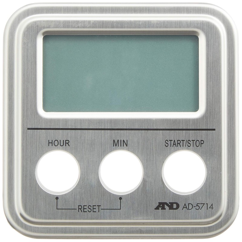 A & D 20 Hour Timer [Stainless Steel Top] Ad – 5714 