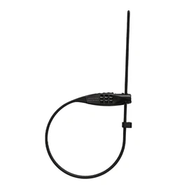 ABUS Bicycle Dial Cable Lock COMBIFLEX TRAVELGUARD Combi Flex Travel Guard, 17.7 inches (45 cm), Black