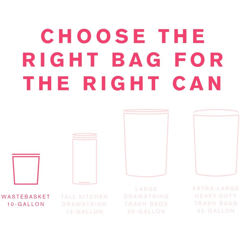 Highmark Trash Bags, 10 Gallons, Box Of 160, DP00504