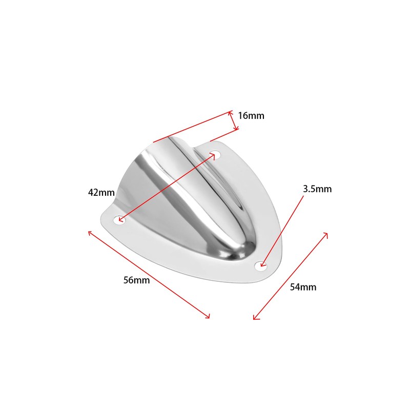 OTOTEC 2Pcs Stainless Steel Boat Wire Vent Cover with Screw