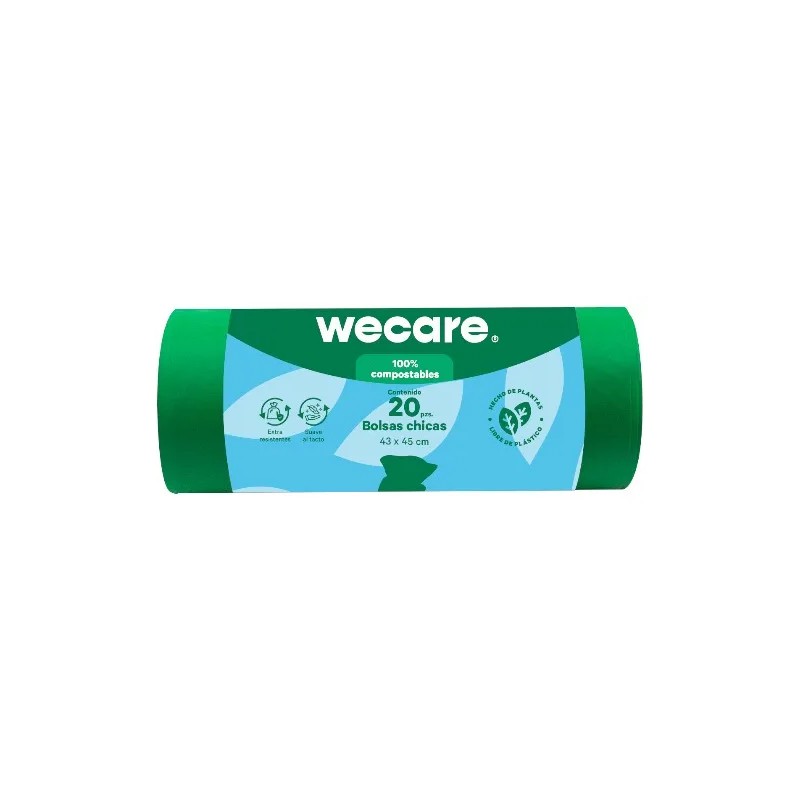 Bolsa P Basura We Care Biodegradables Chicas 45x43 - 80