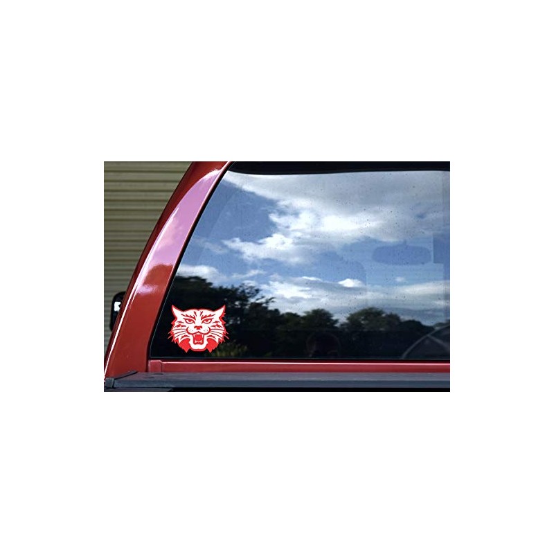 StickerTalk Wildcat Mascot Vinyl Sticker, 4.5 inches by 4 inches