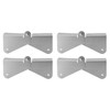 4PCS Gutter Downspout Extension Hinge Stainless Steel Flip Up Hinge