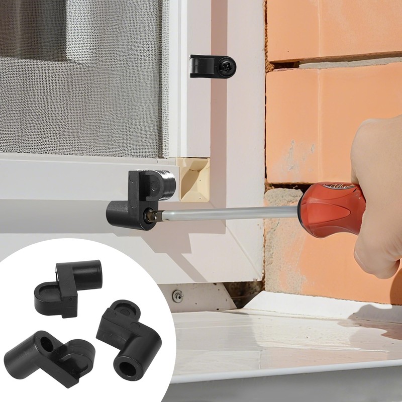 Nkiy Quen 28 Pack 3/8 Inch Window Screen Holder Clips,Offset