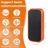 POBOVi Mesh Communicator Walkie Talkie, Group to Communicate Hands-Free While