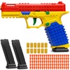 Building Block Toy Gun, Automatic Shell Ejecting Gun Soft Bullet