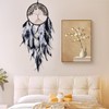RAGKUU Black and White Dream Catcher Wall Decor Crystal Tree