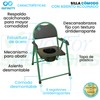 Medstar Infinity - Silla Cómodo con Asiento Acojinado para Baño.